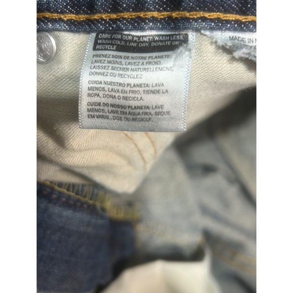 Levi's 559 Mens Jeans Blue Regular Fit Straight Leg Denim Size 34x30 - Picture 7 of 10